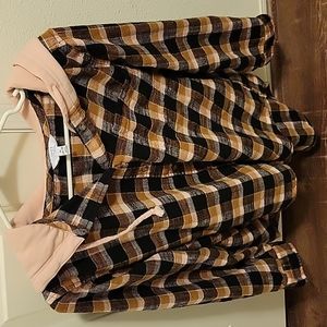 💖Final Price Flannel Hoodie XL